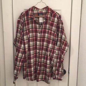Patagonia Button Down Shirt - red plaid
